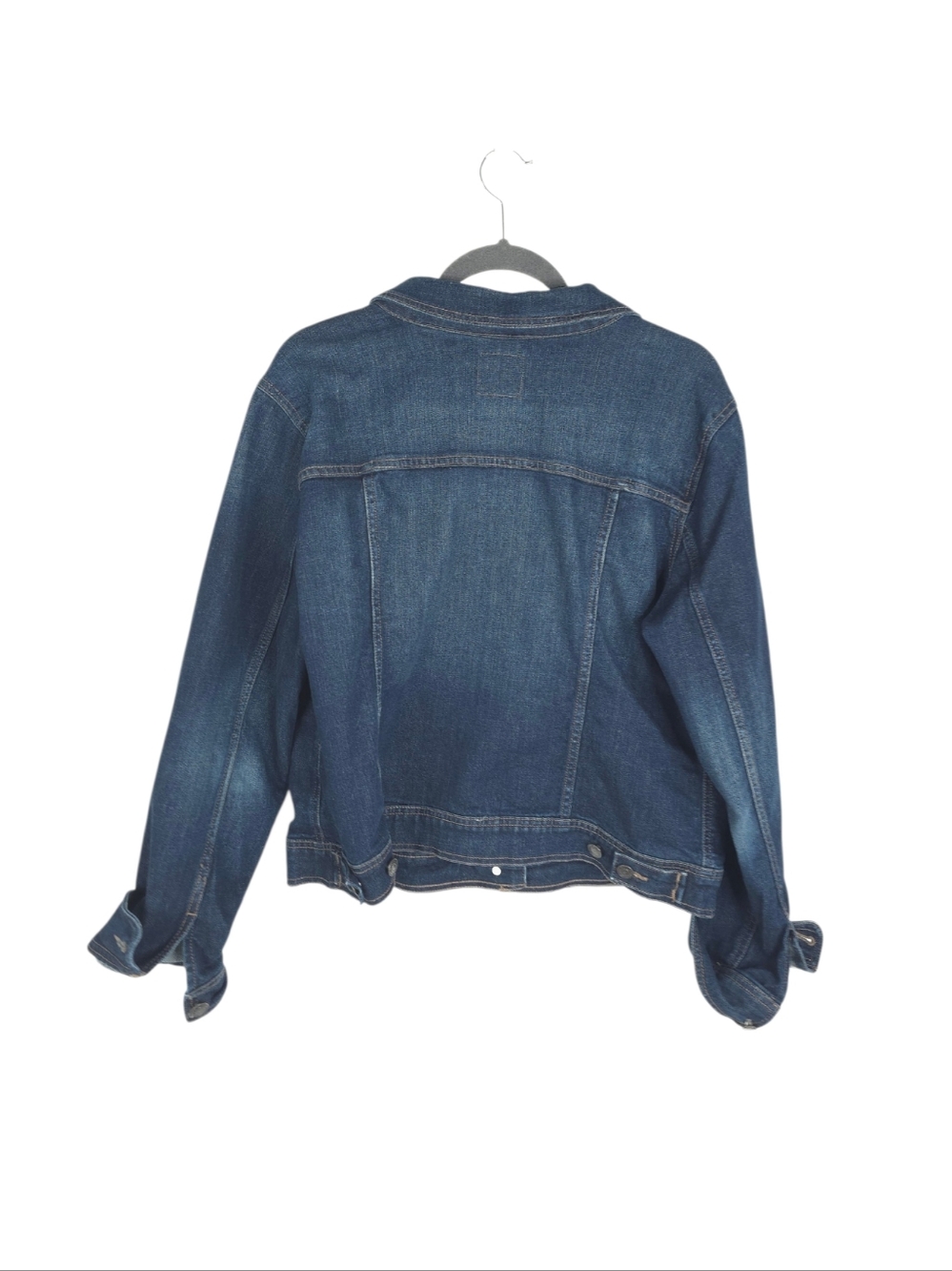 Old NAVY Button Front Waist Length Jean Jacket With Stretch Size XL - Picture 2 of 7